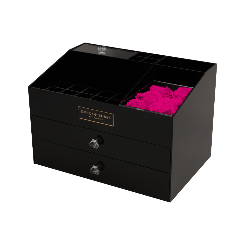 Magenta Rose Makeup Box